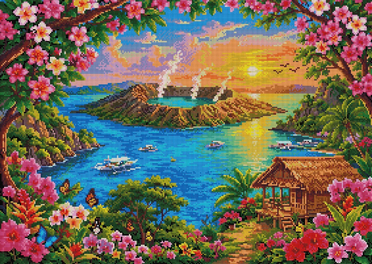CADS - 039 Taal Diamond Painting Kit