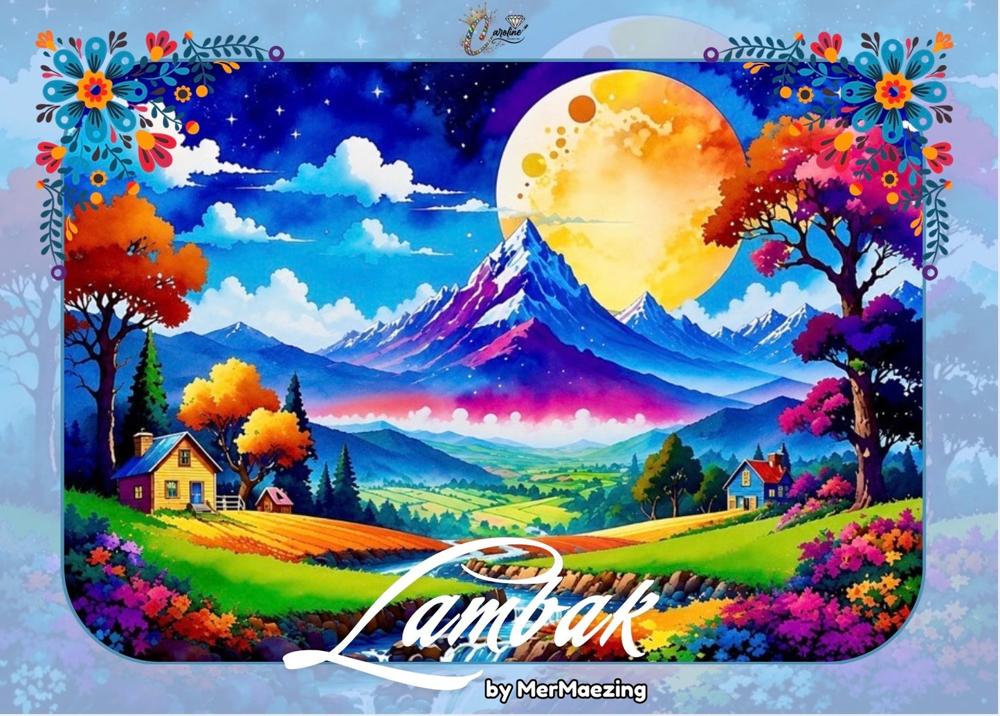 CADS- 059 Lambak | Diamond Painting Kit