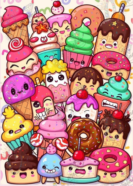 CADSAZCX - 025 Cutie Sweets Diamond Painting Kit