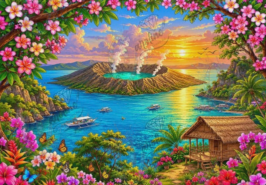 CADS - 039 Taal Diamond Painting Kit