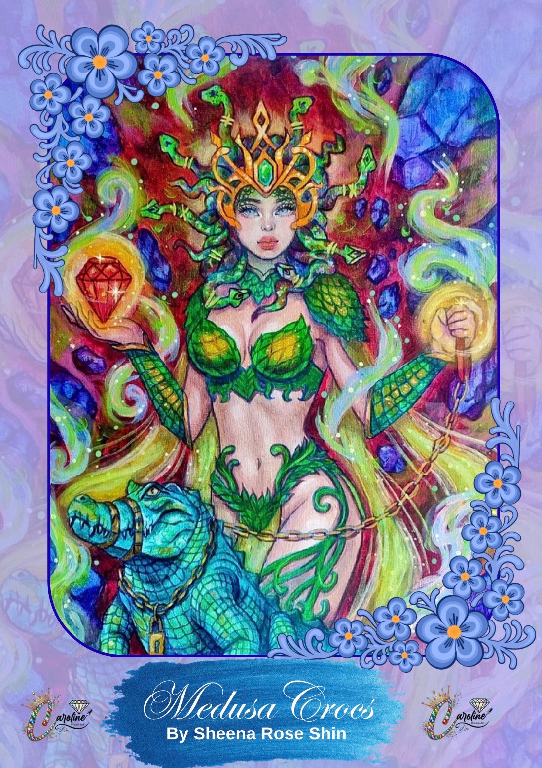 CADS - 037 MedusaCrocs Diamond Painting Kit