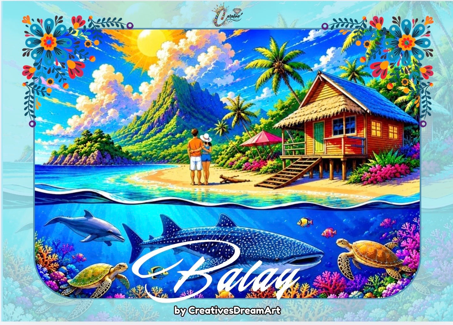 CADS- 063 Balay: Palawan Inspired | Diamond Painting Kit